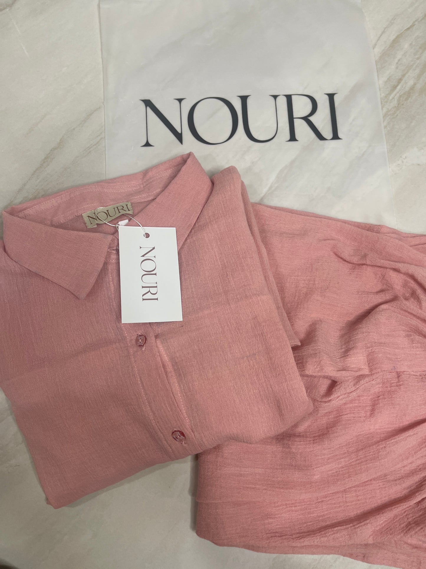 Muslin button down coord sets