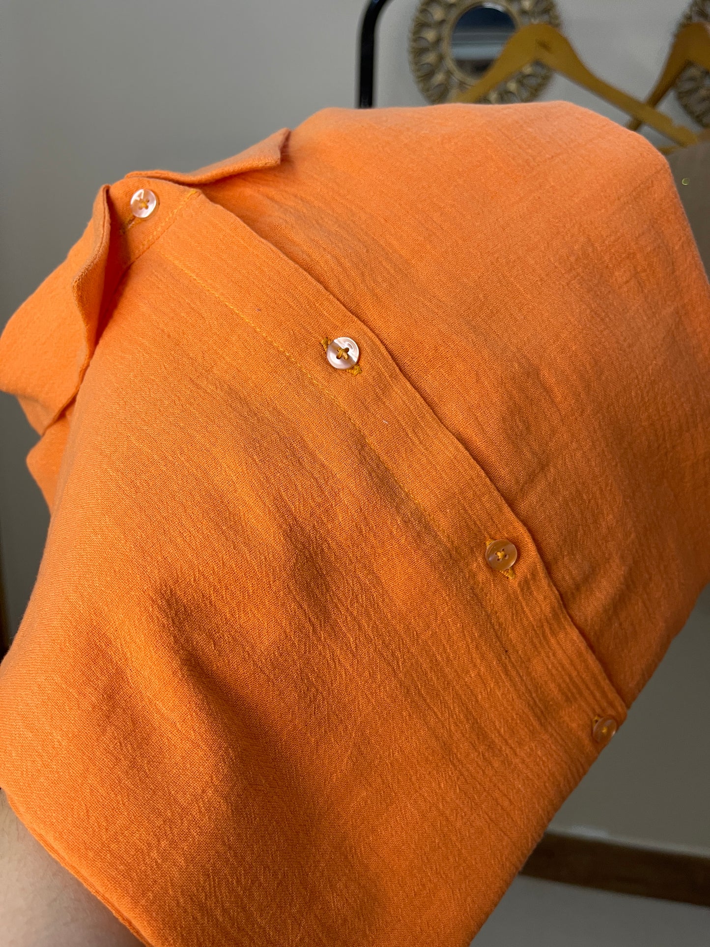Muslin button down coord sets