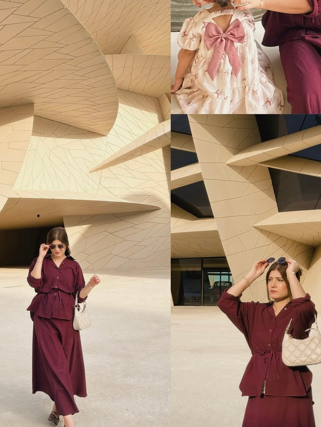 Burgundy mermaid skirt set