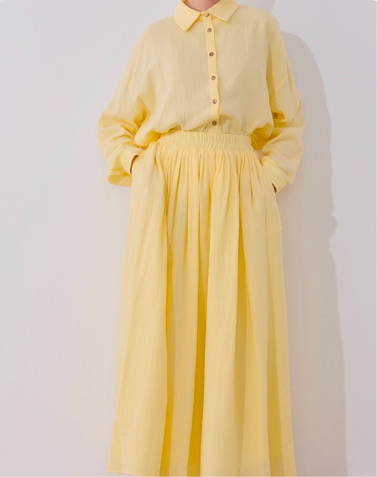 Muslin skirt set
