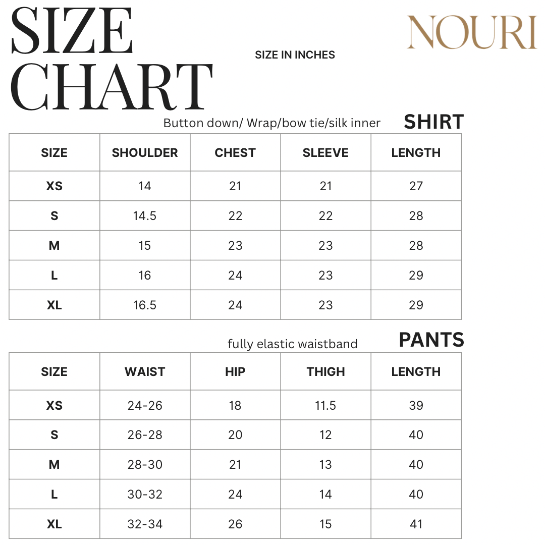 Muslin button down coord sets