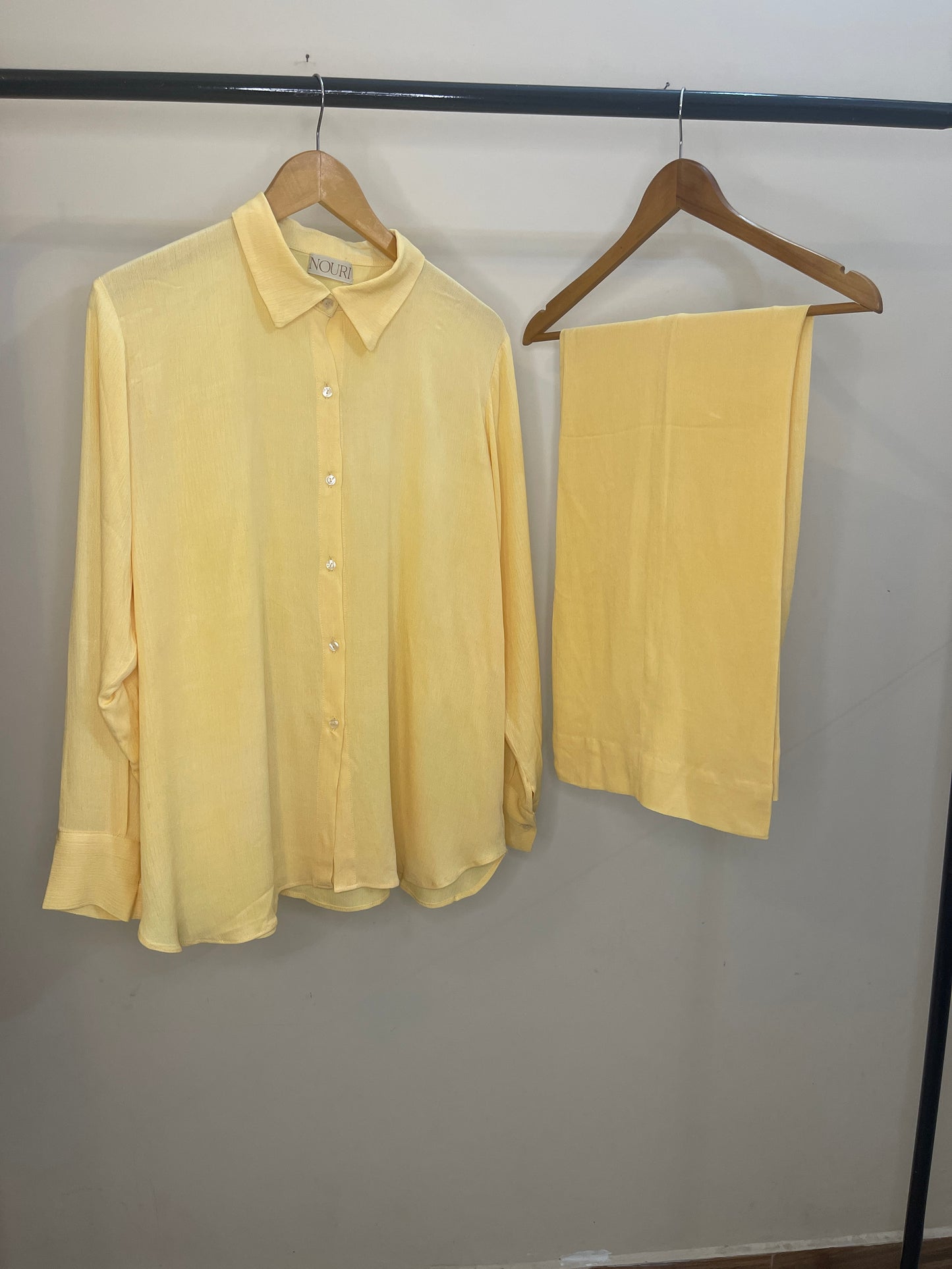 Muslin button down coord sets